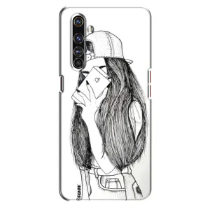 Чохол з друком для Realme X50 Pro - (Мода) (AlphaPrint) (Фото дівчини)
