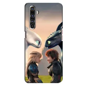 Чехол как приручить дракона на Realme X50 Pro (Иккинг и Астрид)