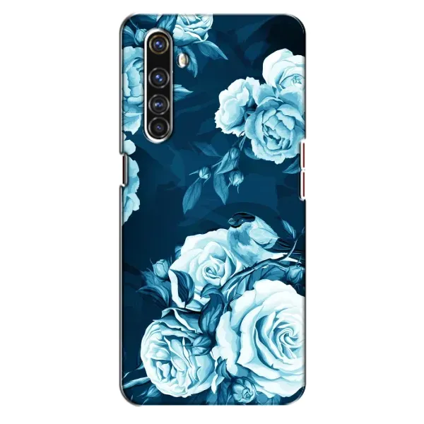 Чехол с принтом «Голубые Бутоны» для Realme X50 Pro