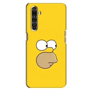 Чехол с Симпсонами для Realme X50 Pro (VPrint) (Гомер)