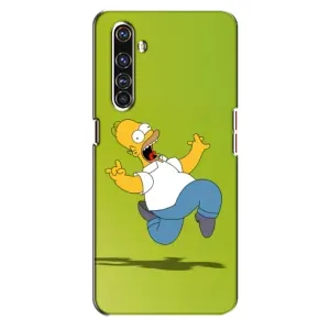 Чехол с Симпсонами для Realme X50 Pro (VPrint) (Гомер Симпсон)