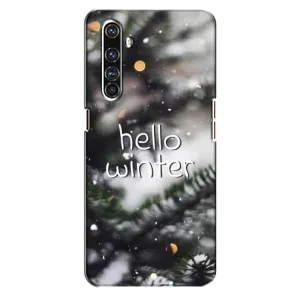 Новорічні, Святкові Чохли для Realme X50 Pro - 2024 год (Hello winter)