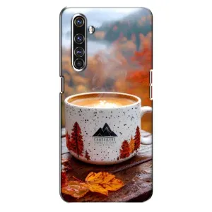 Чохол з унікальним дизайном 'Осінь з кавою' для Realme X50 Pro (Кава на природі)