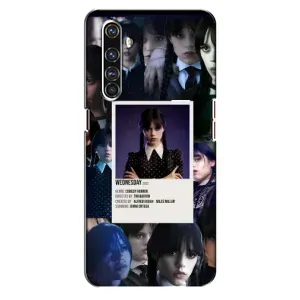 Чехлы Венсдей на Realme X50 Pro Уэнсдей (AlphaPrint) (коллаж Уэнздей)