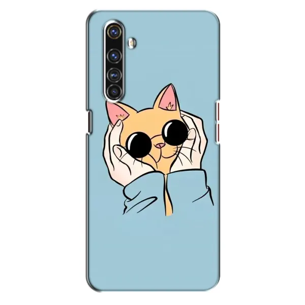 Чехол с принтом «Котик в очках» для Realme X50 Pro