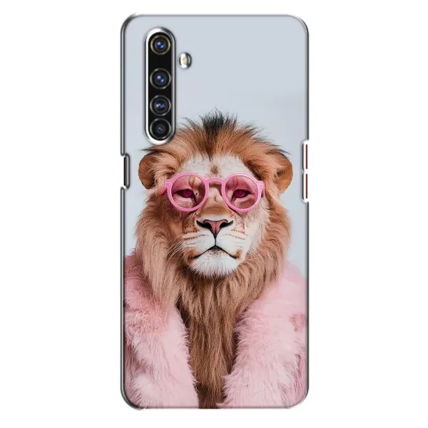 Чехол с принтом «Лев в очках» для Realme X50 Pro