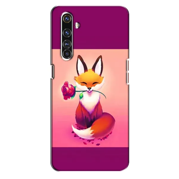 Чохол з принтом «Лиса з трояндою» для Realme X50 Pro