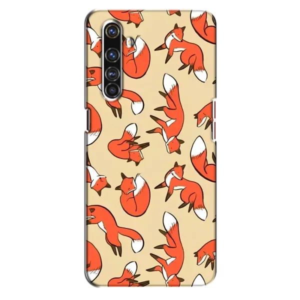 Чохол з принтом «Лисички» для Realme X50 Pro