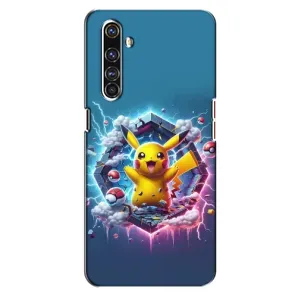 Чехол с Пикачу на Realme X50 Pro (Лого Пикачу)