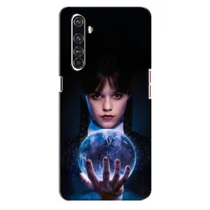 Чехол с дизайном Венздей 2 на Realme X50 Pro (Магическая сфера Уэнздей)