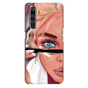 Чохол з друком для Realme X50 Pro - (Мода) (AlphaPrint) (Макіяж)