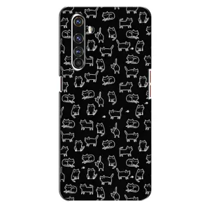 Чохол з принтом для Realme X50 Pro (AlphaPrint) Модні коти (Маленькі котики)