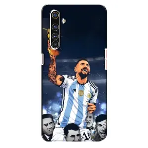 Чохли для Realme X50 Pro (Leo чемпіон) (AlphaPrint) (Мессі з кубком)