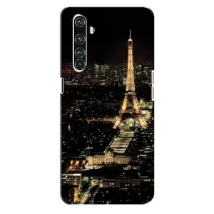 Чохол Ейфелева Вежа Realme X50 Pro - (AlphaPrint) (Нічний Париж)