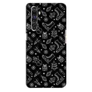 Новорічні, Святкові Чохли для Realme X50 Pro - 2024 год (Новорічний фон)