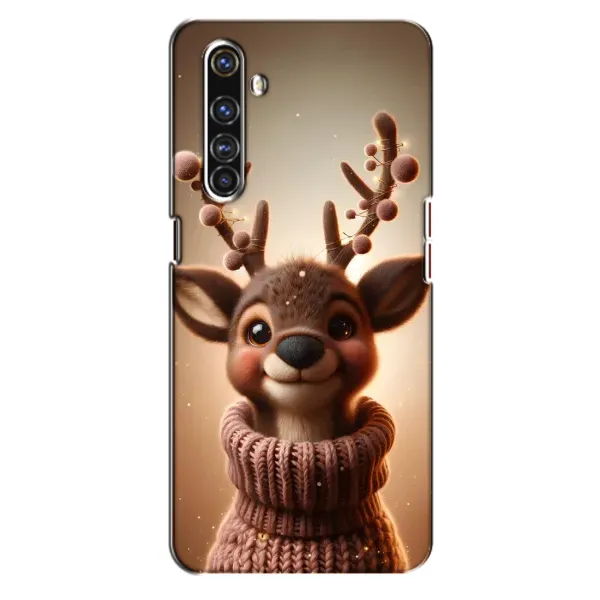Чехол с принтом «Олень в свитере» для Realme X50 Pro