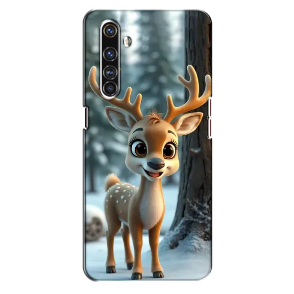 Чехол с принтом «Олененок в лесу» для Realme X50 Pro