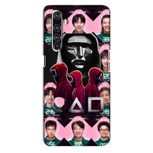 Чехол Гра в кальмара для Realme X50 Pro (Участники Игра кальмара)