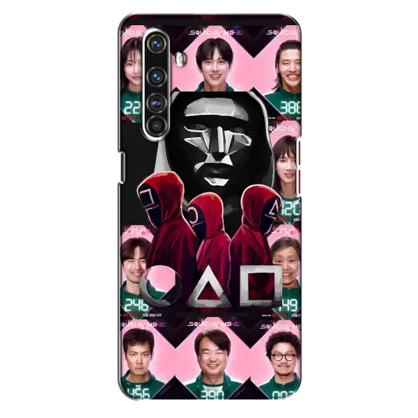Чехол с принтом «Участники Игра кальмара» для Realme X50 Pro