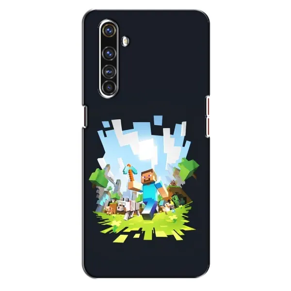 Чехол с принтом «персонажи Minecraft» для Realme X50 Pro Чехол с принтом «персонажи Minecraft» для Realme X50 Pro