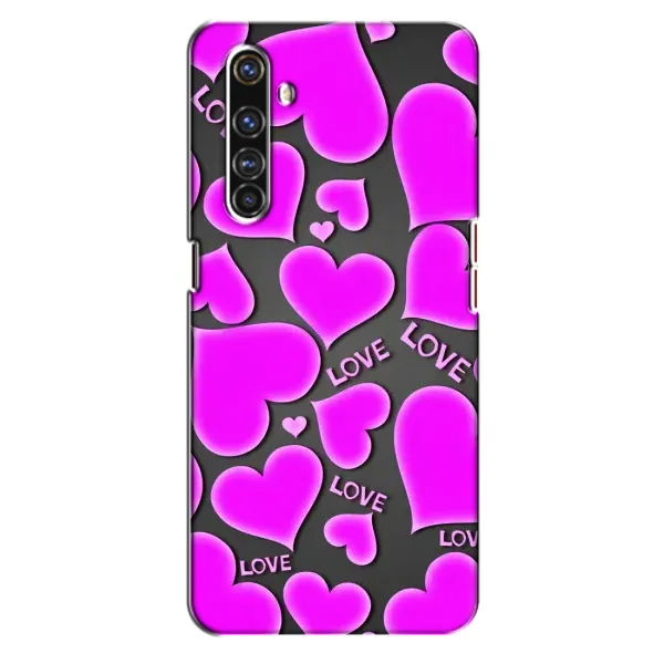 Чехол с принтом «Pink hearts» для Realme X50 Pro Чехол с принтом «Pink hearts» для Realme X50 Pro