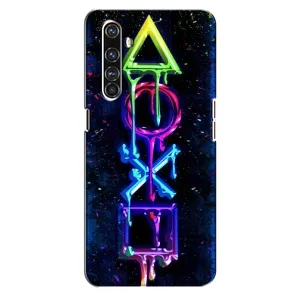 Чохли з тематикою Кіберспорт для Realme X50 Pro (VPrint) (Pleystation лого)