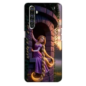 Чехол Рапунцель для Realme X50 Pro (Рапунцель на башне)