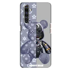 Крутые Чехлы Луи Виттон для Realme X50 Pro (AlphaPrint) (Робот Мишка)