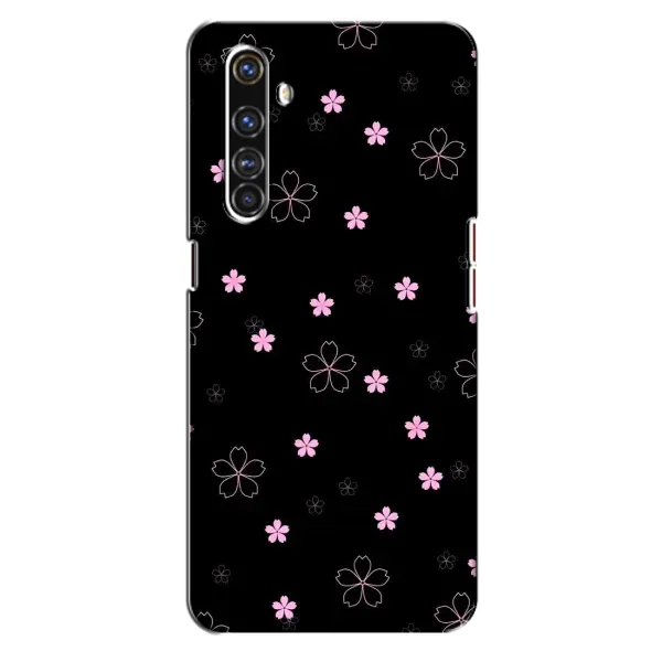 Чохол з принтом «Рожеві квіти на чорному» для Realme X50 Pro Чохол з принтом «Рожеві квіти на чорному» для Realme X50 Pro