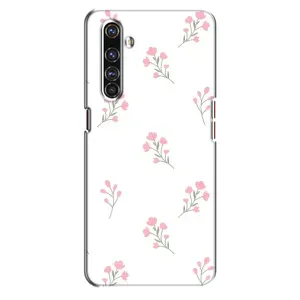 Чохол з розовим принтом для Realme X50 Pro (Рожеві квіти)
