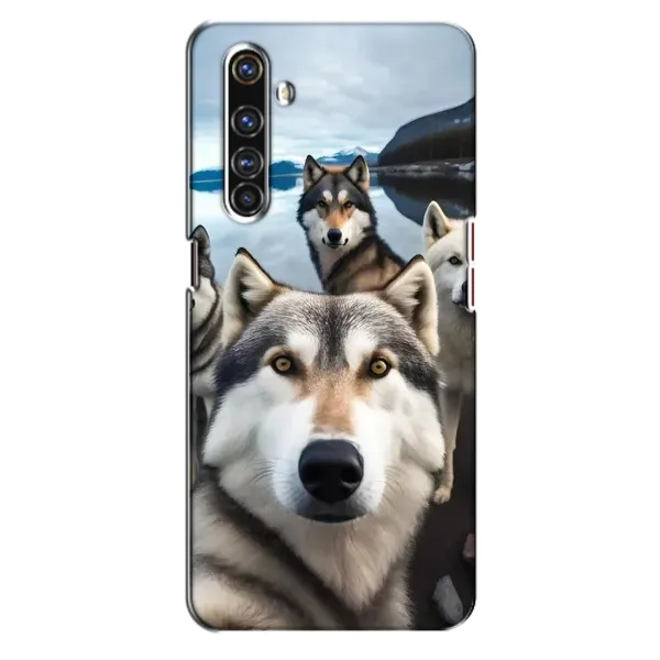 Чехол с принтом «Селфи ХАски» для Realme X50 Pro