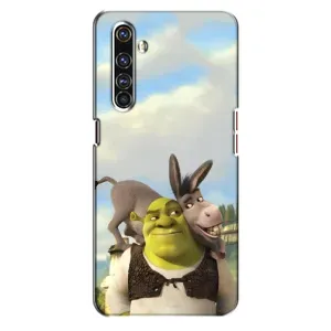Чехол с мультфильмом Шрек на Realme X50 Pro (Шрек и Осел)