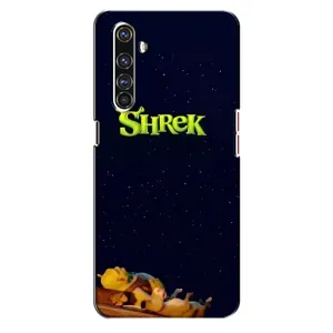 Чехол с мультфильмом Шрек на Realme X50 Pro (Отдыхающий Шрек)