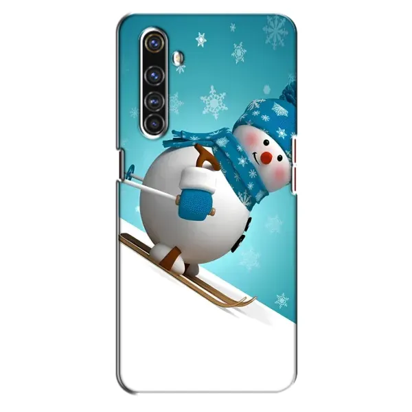 Чехол с принтом «Снеговик на лыжах» для Realme X50 Pro Чехол с принтом «Снеговик на лыжах» для Realme X50 Pro