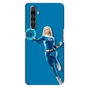 Чехол с принтом Фантастическая четверка для Realme X50 Pro (Сью Сторм полет)