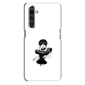 Чехлы Венсдей на Realme X50 Pro Уэнсдей (AlphaPrint) (танец Уэнздей)