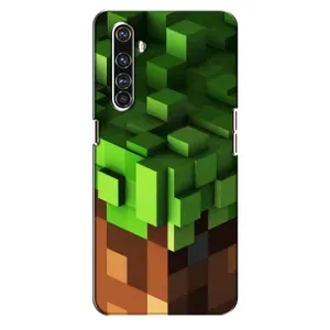 Чехол Майнкрафт на Realme X50 Pro (AlphaPrint) Minecraft (текстура Майнкрафт)