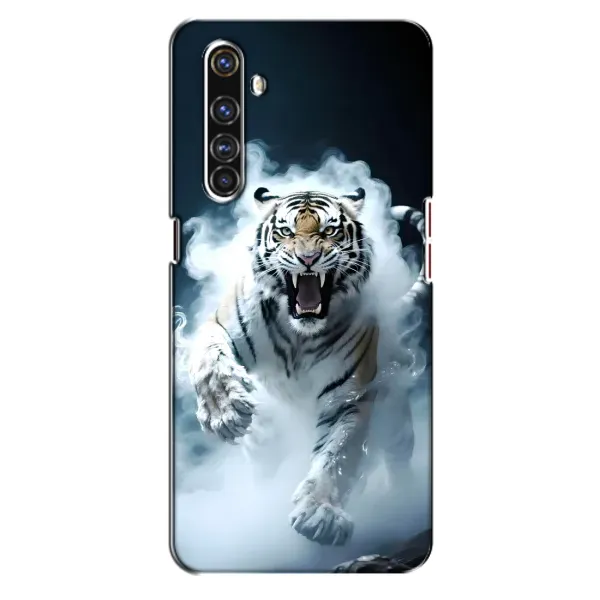 Чехол с принтом «Белый тигр в дыму» для Realme X50 Pro