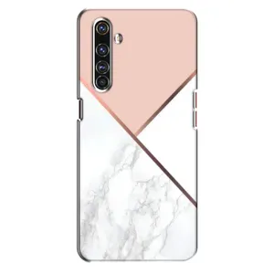 Мраморний чехол на Realme X50 Pro (VPrint) (Тройний мрамор)