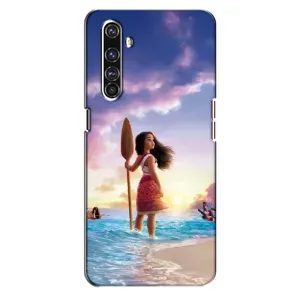 Чехол с мультфильмом Моана Realme X50 Pro (Моана с веслом)