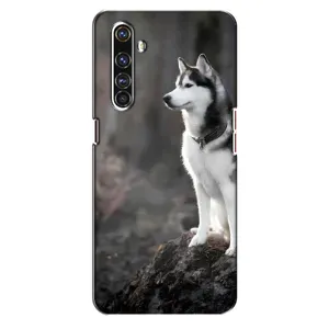 Чохол з Хаскі Realme X50 Pro - (AlphaPrint) (Вірний собака)