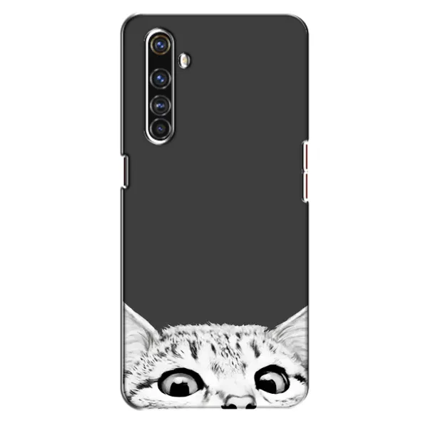 Чехол с принтом «Выглядывает кот» для Realme X50 Pro