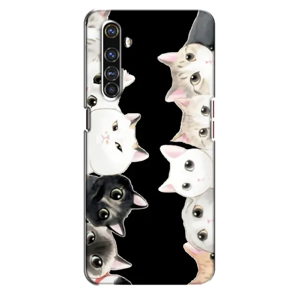 Чехол с принтом «Взгляд котов» для Realme X50 Pro