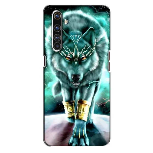Чехол с принтом «Яркий волк» для Realme X50 Pro