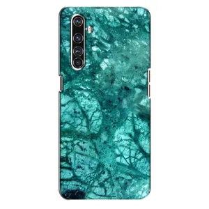 Мраморний чехол на Realme X50 Pro (VPrint) (Зелений мрамор)