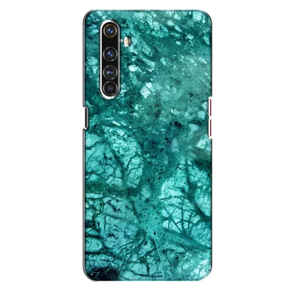 Чехол с принтом «Зеленый мрамор» для Realme X50 Pro