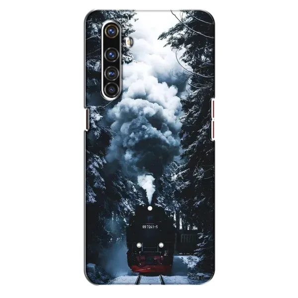 Чехол с принтом «Зимний поезд» для Realme X50 Pro