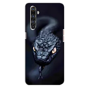 Чехол с принтом «Черная змея» для Realme X50 Pro