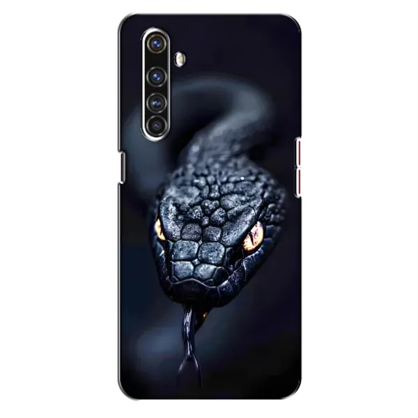 Чехол с принтом «Черная змея» для Realme X50 Pro