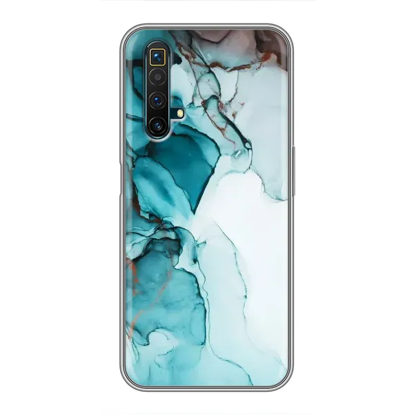 Чехол с принтом «Бирюзовый мрамор» для Realme X50 Чехол с принтом «Бирюзовый мрамор» для Realme X50